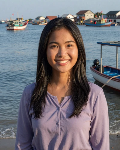 Maly Noun, 23, Cambodian woman from Kep seeking genuine connection