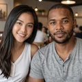 James and Niran, a happy couple who met through Asian US Dating platform